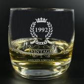 Vaso de whisky grabado '30 Cumpleaños'