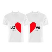 Pack camisetas LOVE personalizadas