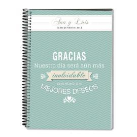 Cuaderno boda personalizado Cuaderno boda personalizado