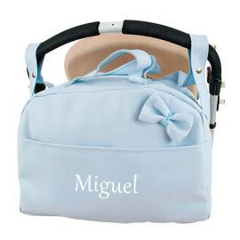 Bolso para carrito bebé con nombre bordado Bolso para carrito bebé con nombre bordado