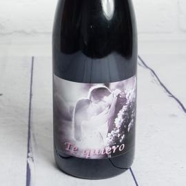 Botella de vino BIO personalizada con foto Botella de vino BIO personalizada con foto