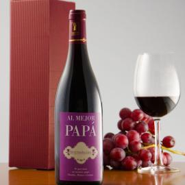 Botella de vino El mejor Papá Botella de vino El mejor Papá