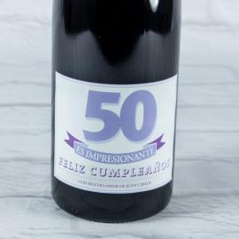 Botella de vino especial 40 años Botella de vino especial 40 años