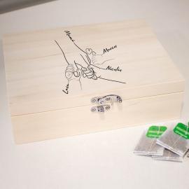 Caja de infusiones personalizada 'Unidos' Caja de infusiones personalizada 'Unidos'