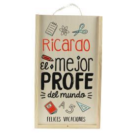 Caja madera personalizada 'Felices Vacaciones' Caja madera personalizada 'Felices Vacaciones'