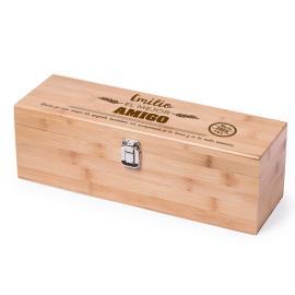 Caja sumiller de Bambú grabada 'MEJOR' Caja sumiller de Bambú grabada 'MEJOR'