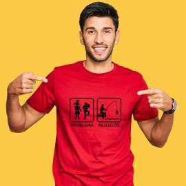 Camiseta divertida 'Problema Resuelto' Camiseta divertida 'Problema Resuelto'