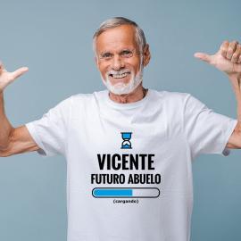 Camiseta futuro abuelo personalizada Camiseta futuro abuelo personalizada