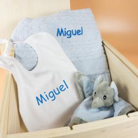 Canastilla personalizada 'Primeras cositas' Canastilla personalizada 'Primeras cositas'