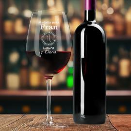 Copa de vino grabada 'Medalla al mejor papá' Copa de vino grabada 'Medalla al mejor papá'