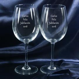 Copas de vino jubilación Copas de vino jubilación