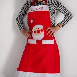 Delantal de Papá Nöel bordado Delantal de Papá Nöel bordado