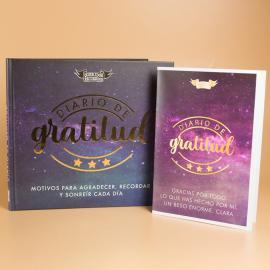 Diario de Gratitud con tarjeta personalizada Diario de Gratitud con tarjeta personalizada