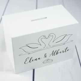 Hucha de madera personalizada para pareja Hucha de madera personalizada para pareja