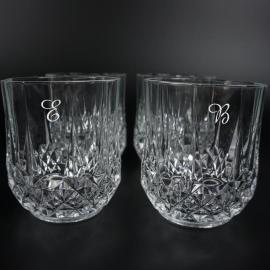 Juego de 6 vasos de whisky tallados grabados Juego de 6 vasos de whisky tallados grabados
