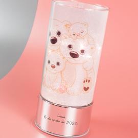 Lámpara ositos infantiles personalizada Lámpara ositos infantiles personalizada