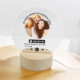 Lámpara Spotify Personalizada Lámpara Spotify Personalizada