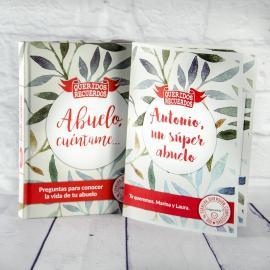 Libro Abuelo cuéntame con tarjeta personalizada Libro Abuelo cuéntame con tarjeta personalizada