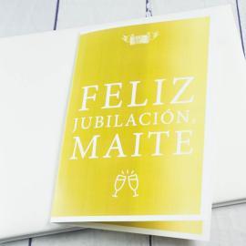 Libro de firmas con tarjeta personalizada Libro de firmas con tarjeta personalizada