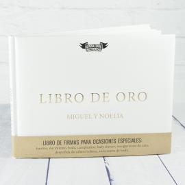 Libro de Oro grabado Libro de Oro grabado