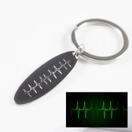 Llavero de acero personalizado 'Latidos' Llavero de acero personalizado 'Latidos'