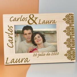 Marco de fotos grabado para pareja Marco de fotos grabado para pareja