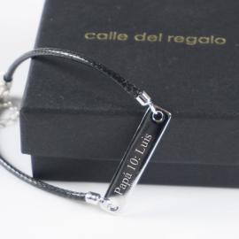 Pulsera de plata personalizada con nombre Pulsera de plata personalizada con nombre