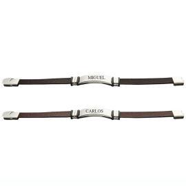 Pulsera para hombre grabada Pulsera para hombre grabada