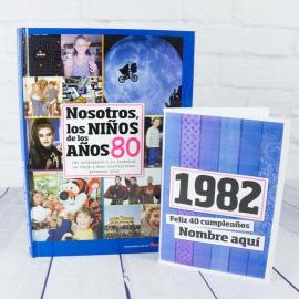 Regalo 40 cumpleaños: libro con tarjeta Regalo 40 cumpleaños: libro con tarjeta