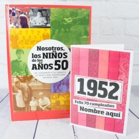 Regalo 70 cumpleaños: libro con tarjeta Regalo 70 cumpleaños: libro con tarjeta