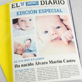 Tarjeta personalizada mini diario Tarjeta personalizada mini diario