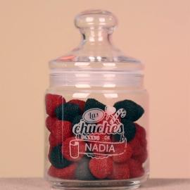 Tarro de chuches de cristal personalizado Tarro de chuches de cristal personalizado