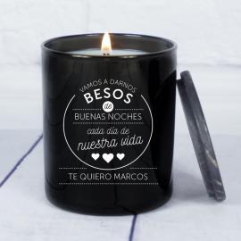 Vela grabada para enamorados Vela grabada para enamorados