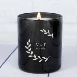 Vela personalizada con monograma Vela personalizada con monograma