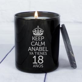 Vela personalizada 'Keep calm' Vela personalizada 'Keep calm'