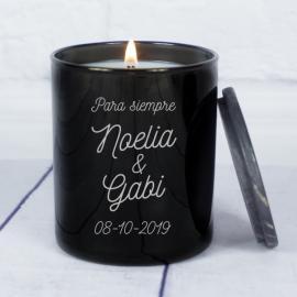 Vela personalizada para pareja Vela personalizada para pareja