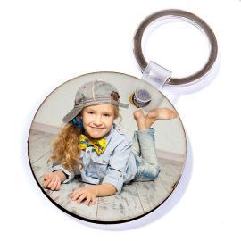 Llavero personalizado con foto redondo Llavero personalizado con foto redondo