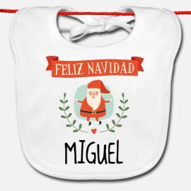 Babero personalizado ¡Feliz Navidad! Babero personalizado ¡Feliz Navidad!