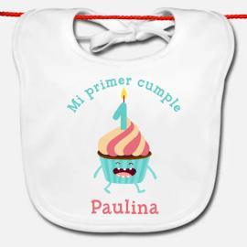 Babero personalizado Mi primer cumple Babero personalizado Mi primer cumple