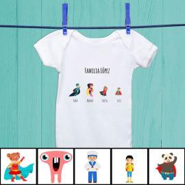 Body familias personalizado Body familias personalizado