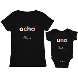 Body o camiseta infantil personalizada 'Edades' Body o camiseta infantil personalizada 'Edades'