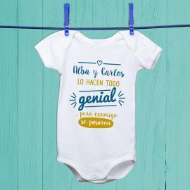 Body personalizado bebé genial Body personalizado bebé genial