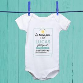 Body personalizado 'Vengo sin instrucciones' Body personalizado 'Vengo sin instrucciones'