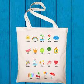 Bolsa tote personalizada 'Dibujos' BIO Bolsa tote personalizada 'Dibujos' BIO