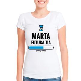Camiseta futura tía personalizada Camiseta futura tía personalizada