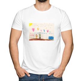 Camiseta BIO personalizada con el dibujo de tu hijo Camiseta BIO personalizada con el dibujo de tu hijo