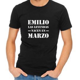 Camiseta personalizada Las leyendas nacen... Camiseta personalizada Las leyendas nacen...