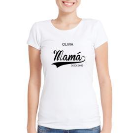 Camiseta personalizada Mamá desde... Camiseta personalizada Mamá desde...