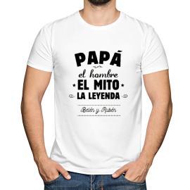 Camiseta personalizada  'Papá, el mito, la leyenda' Camiseta personalizada  'Papá, el mito, la leyenda'
