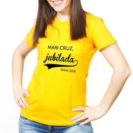 Camiseta personalizada para jubilada Camiseta personalizada para jubilada